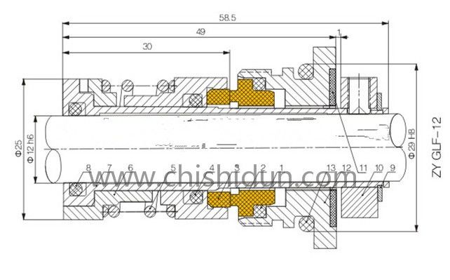格蘭富機(jī)械密封12,16,22