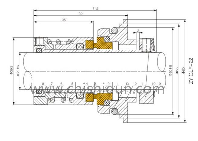 格蘭富機(jī)械密封12,16,22