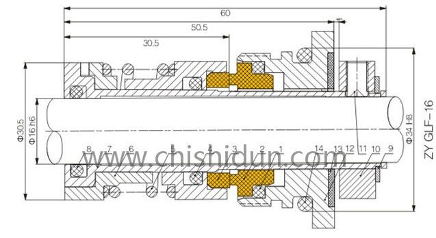 南方GRN-T系列機械密封